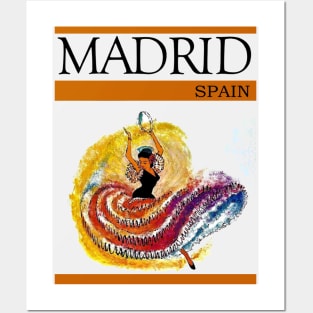 Madrid Spain Vintage Travel Advertising Print Posters and Art